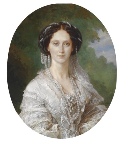 Portrait de Maria Alexandrovna - workshop of Franz Xaver Winterhalter